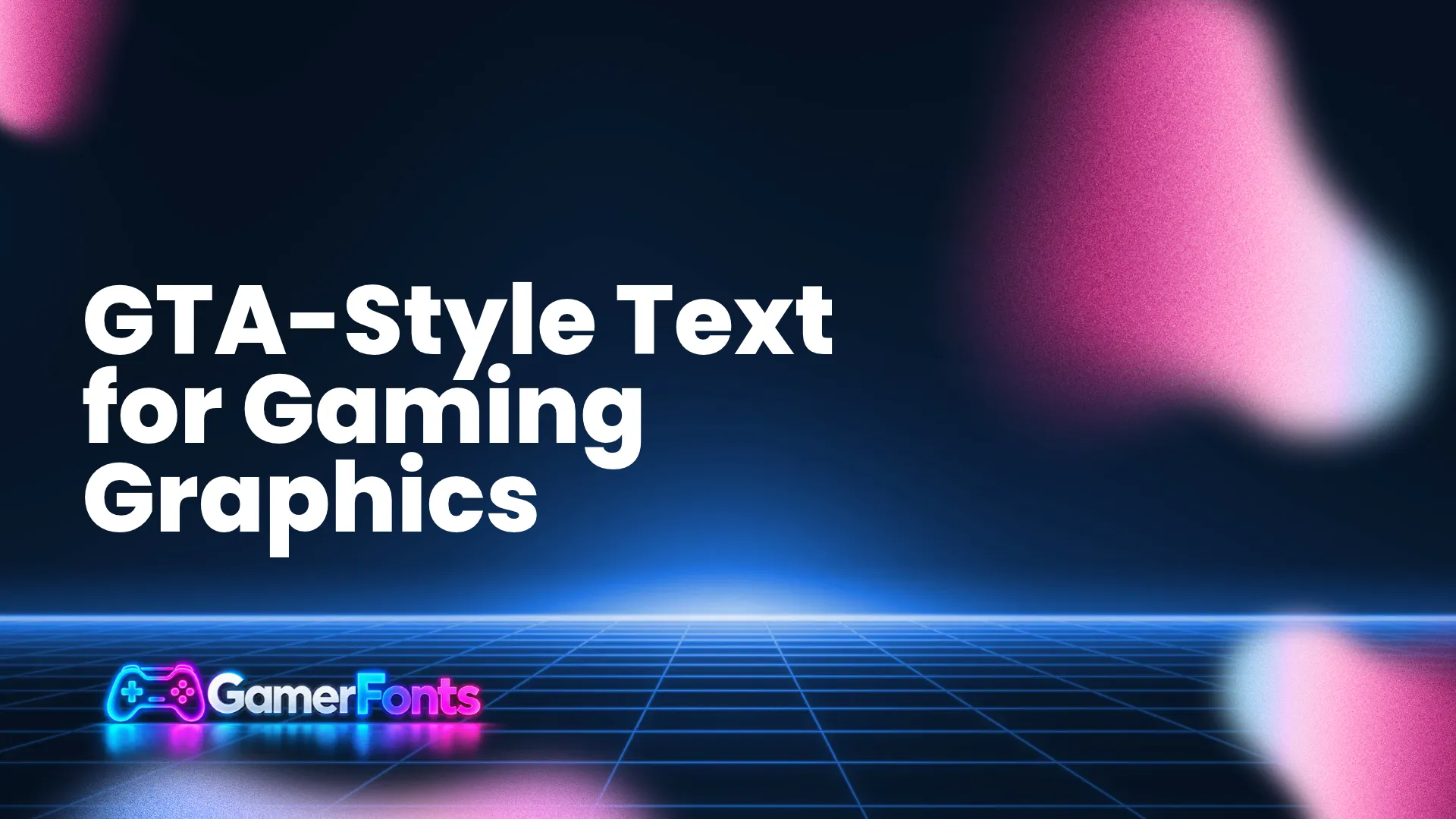 GTA-Style Text for Gaming Graphics