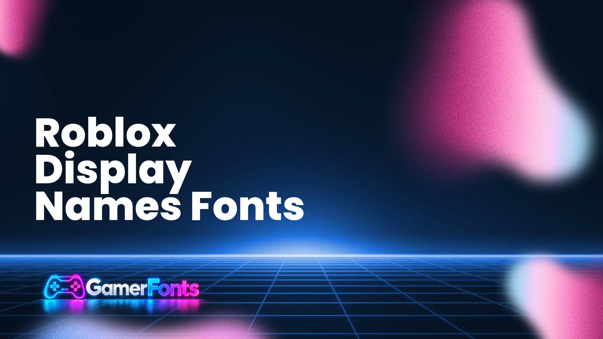 Roblox Display Names Fonts